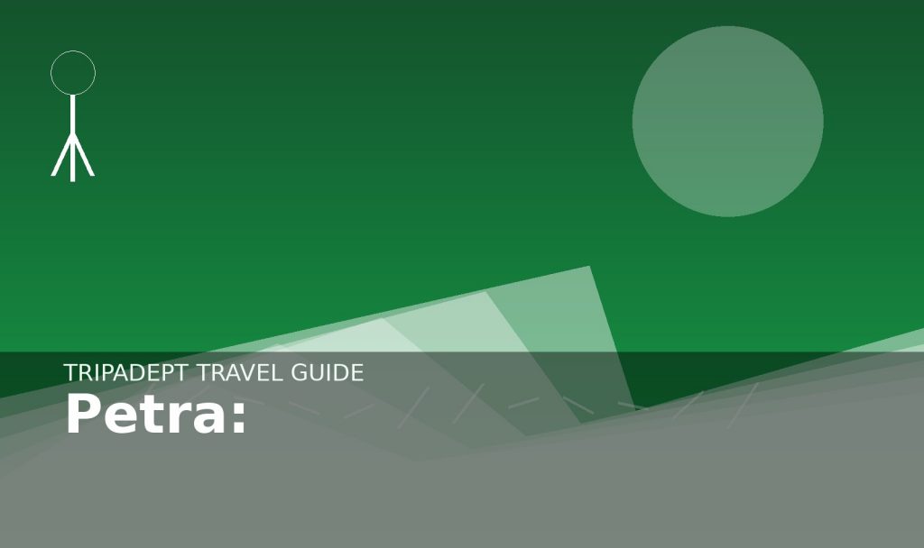 Petra: travel guide hero image by TripAdept